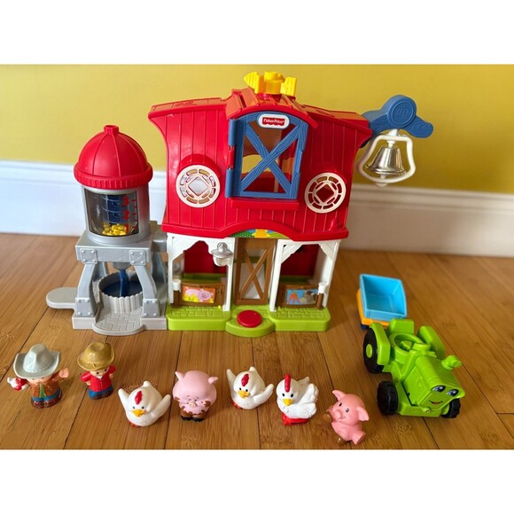 Fisher-Price Little People Toddler Learning Toy Caring for Animals Farm Playset - Picture 2 of 8